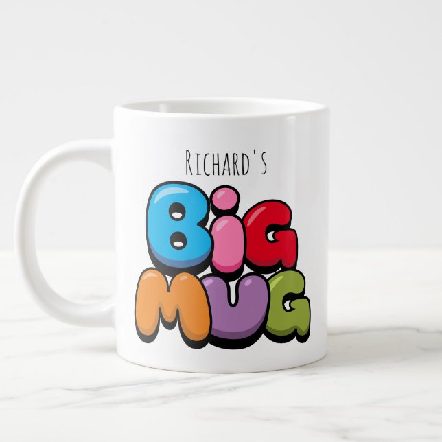 Any name Big Mug (Left)