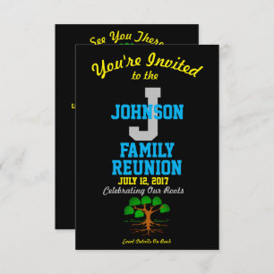 Any Name Family Reunion with Any Date - Invitation