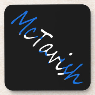 Any Name on Scottish Flag coastercnt Coaster