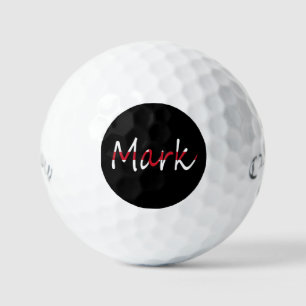 Any Name overlaid on English Flag css gbcnt Golf Balls