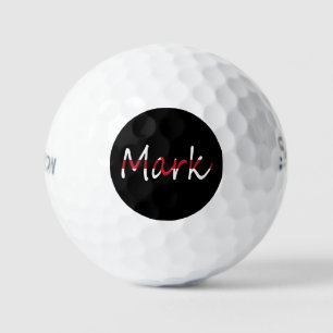 Any Name overlaid on English Flag ssf gbt Golf Balls