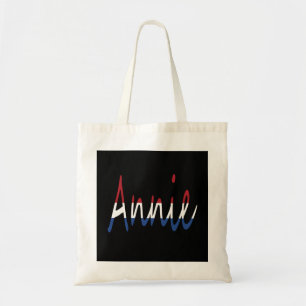 Any Name overlaid on NLD Flag on bk btcn Tote Bag