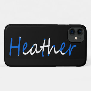 Any Name overlaid on Scottish Flag iphcn iPhone 11 Case