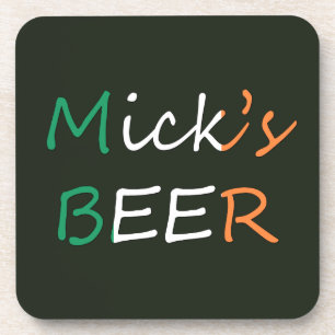 Any Name's Beer Irish flag coastercnt Coaster