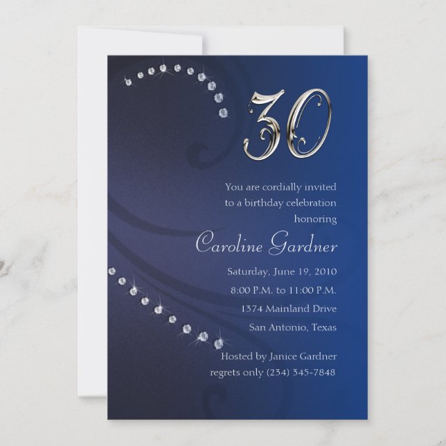 Any Number Birthday Invitation (Front)
