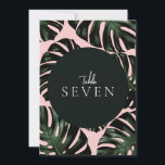 ANY NUMBER Tropical Palm Leaves Wedding Table Card<br><div class="desc">This Tropical Palm Leaves Wedding Table Number Card will add a touch of chic to your Wedding party decor! Add any table number! Matching items from the same collection are also available in my store WOWweds.</div>