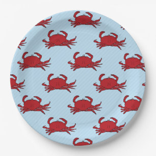 Any occasion Crab Fest change colour Paper Plate