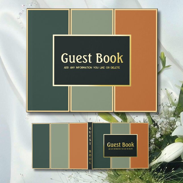 Any Occasion Guest Book Real Foil Guestbook Fall (Creator Uploaded)