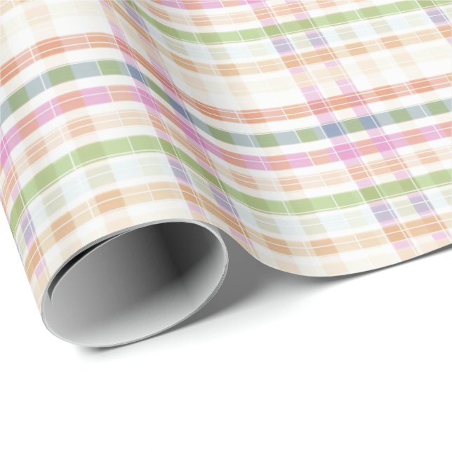 Any Occasion Pink Plaid Paper (Roll Corner)