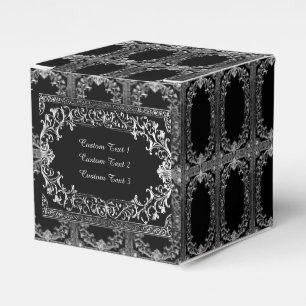 Any Occasion Silver Frame Cube Favour Box