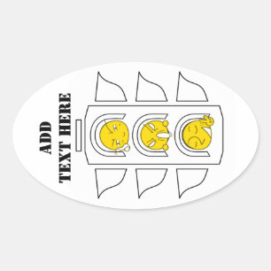 Any Occasions_ Oval Sticker