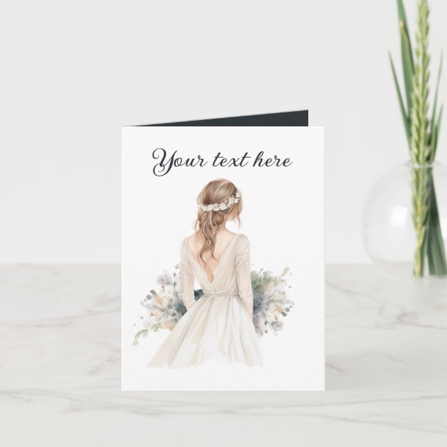 Any purpose add message Wedding  Card (Front)