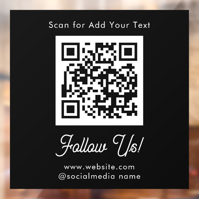 Any Text Business QR Code (Sheet 2)