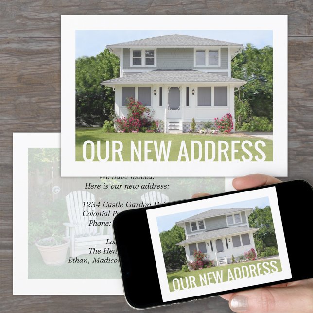 Any Text New Home Address Change 2 Photo Moving Announcement (Creator Uploaded)