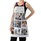 Any Text Photo Collage Best Mum & Chef White Black