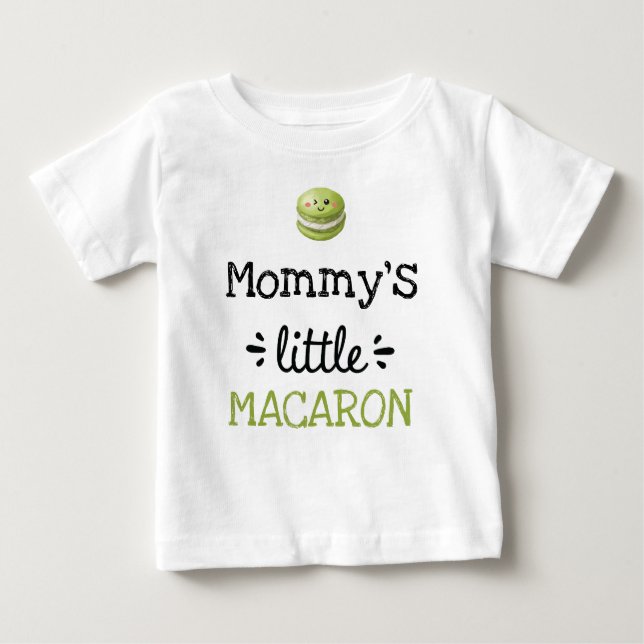 [Any Text's] Little Macaron Baby T-Shirt (Front)