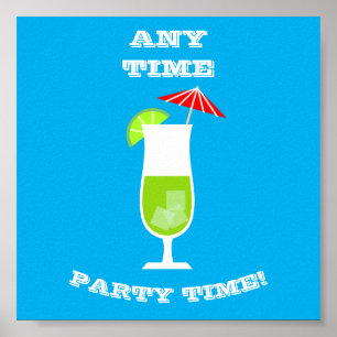 Any time, Party time Poster