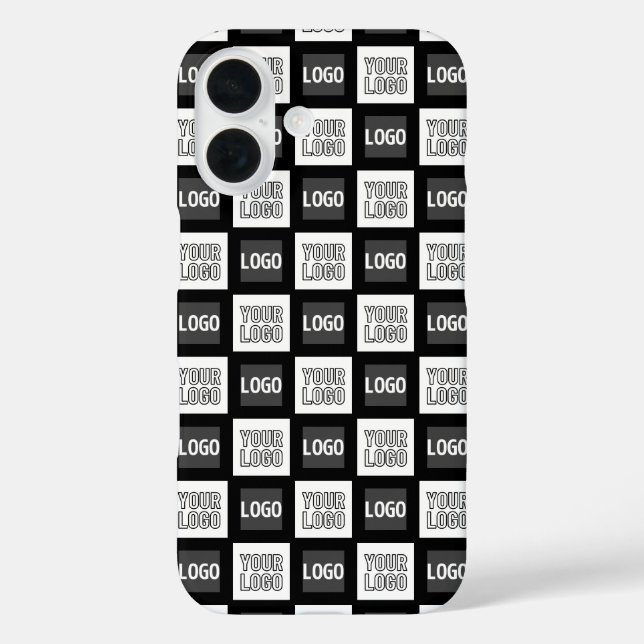 Any Two Logos or Images Repeating Pattern Case-Mate iPhone Case (Back)