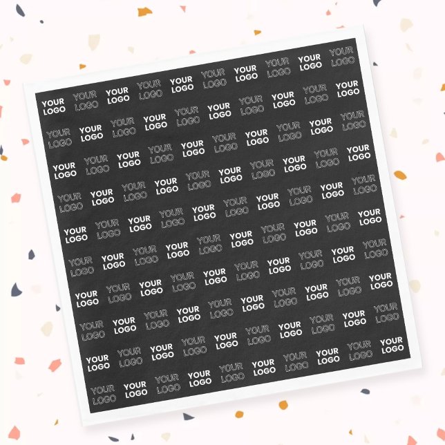 Any Two Logos or Images Repeating Pattern Napkin (Creator Uploaded)