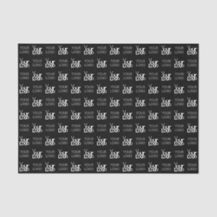 Any Two Logos or Images Repeating Pattern Tissue Paper