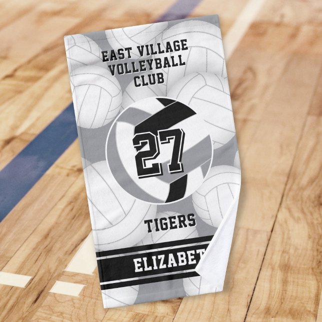 ANY volleyball team colours with athlete name Hand Towel (Creator Uploaded)