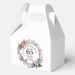 Any Wedding (65) Elegant Floral Anniversary Favour Box
