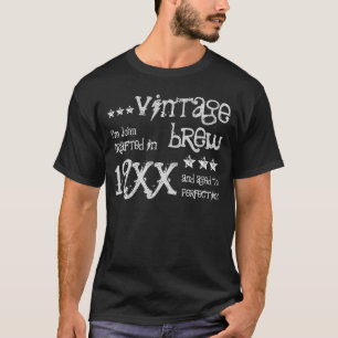 ANY YEAR Birthday 19XX Vintage Brew 9 Star T-Shirt