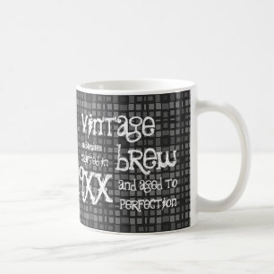 Any Year Birthday Gift Vintage Brew W66 Coffee Mug