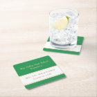 Any Year Custom Class Reunion party Paper Coaster