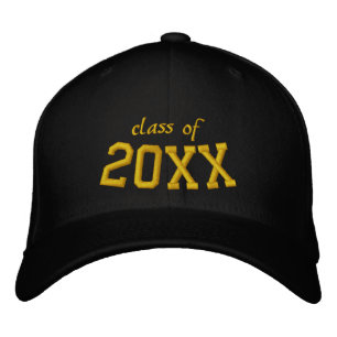 Any Year Custom Embroidered Graduation Hat