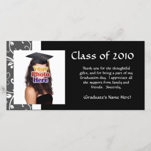 Any Year~ Vines Graduation Thank You/Announcement You Card