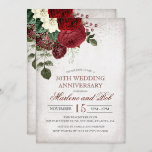 ANY YEAR - Wedding Anniversary Invitation