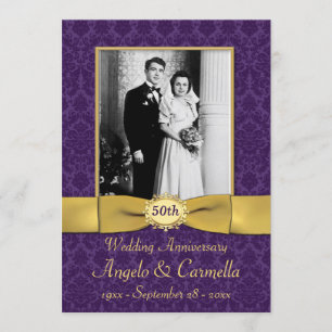 Any Year Wedding Anniversary Invite