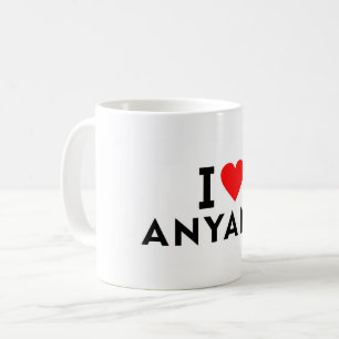 Anyang South Korea love city heart like travel Coffee Mug
