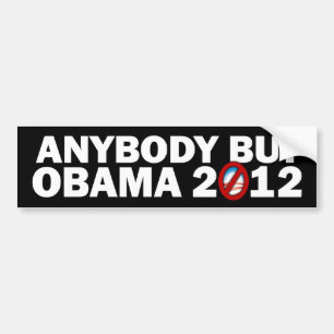 Anybody But Obama - 2012 Bumper Sticker