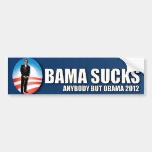 Anybody but Obama 2012 - Obama Sucks Bumper Sticker