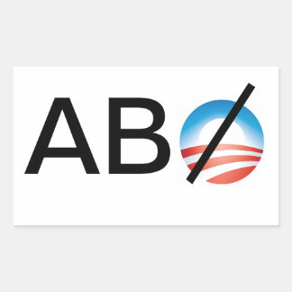 Anybody But Obama Rectangular Sticker