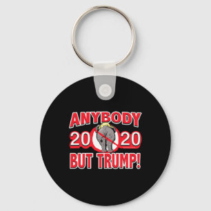 Anybody But Trump 2020 Elephant's Rear Key Ring