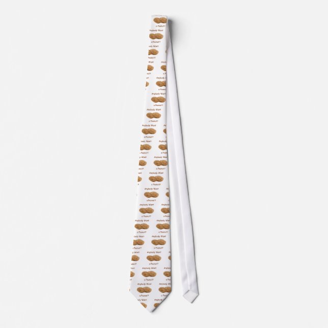 Anybody Want a Peanut? Giant Peanut in the Shell. Tie (Front)