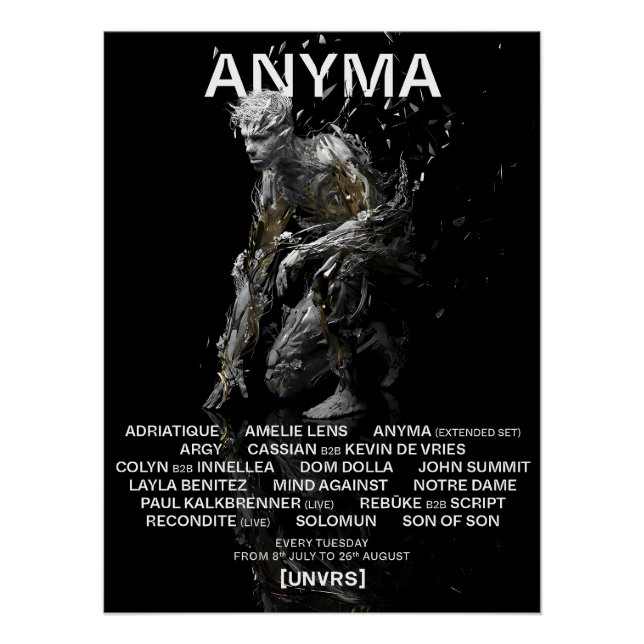 Anyma - [UNVRS] poster (Front)