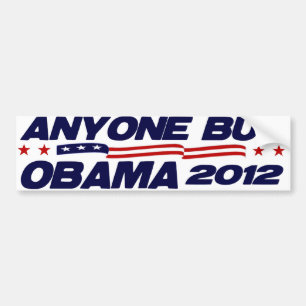 Anyone But Obama 2012 Bumper Sticker
