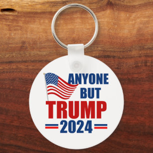 Anyone But Trump Funny 2024 Election Key Ring