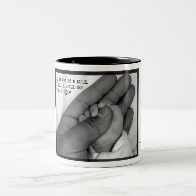 Anyone Can Be A Father Two-Tone Coffee Mug (Center)