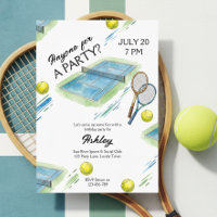 Anyone for Tennis Sports Birthday Party