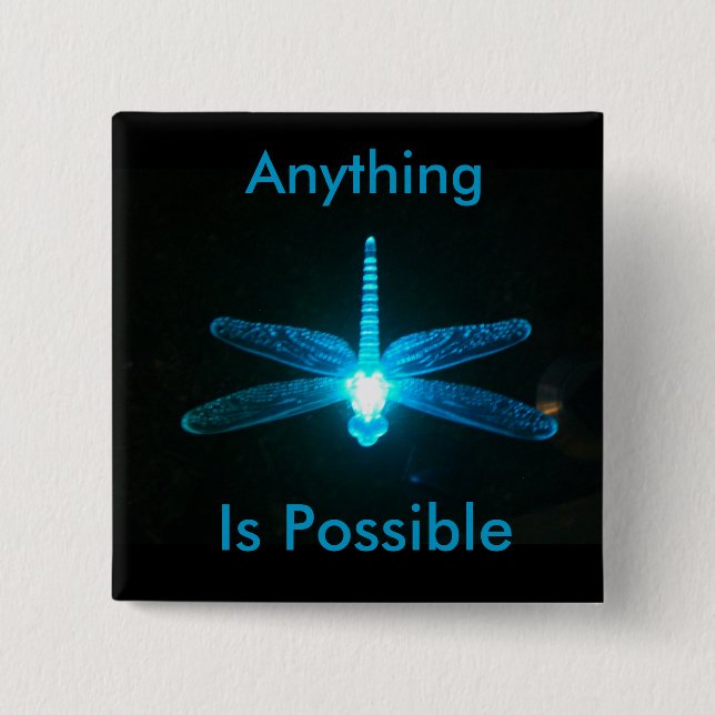Anything is Possible 15 Cm Square Badge (Front)