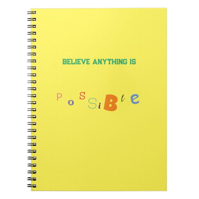 Anything Is Possible Notebook (Front)