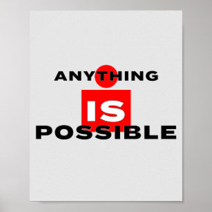  ANYTHING IS POSSIBLE  POSTER