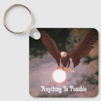 Anything Possible Eagle Full Moon Inspirational
