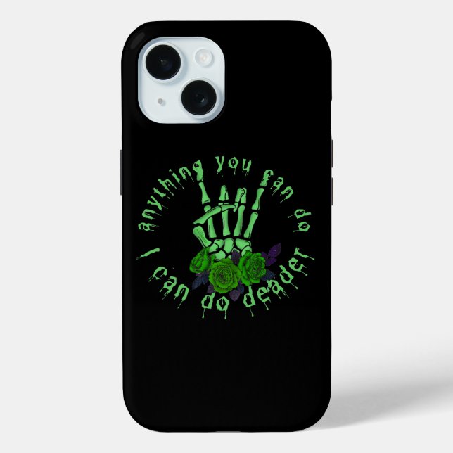 ANYTHING YOU CAN DO I CAN DO DEADER halloween  Case-Mate iPhone Case (Back)