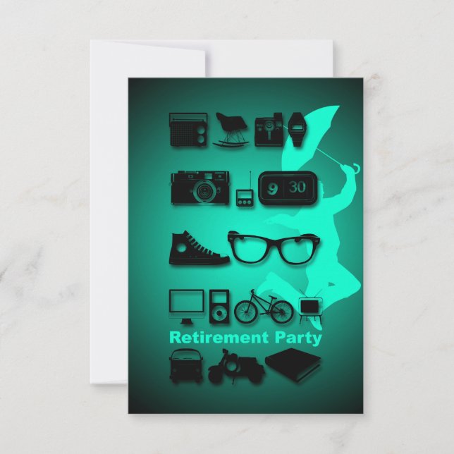 Anything you like Original Retirement Party Invite (Front)